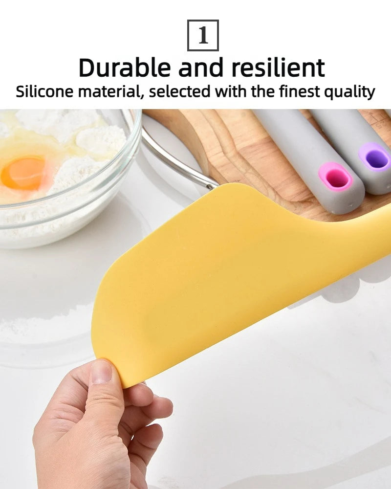 Silicone Spatula Heat Resistant Non-Stick Turner Spatula Baking