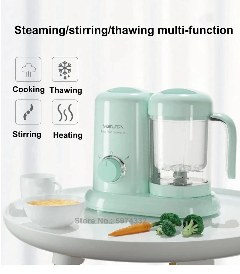 300w Baby Food Cook Mixer Steamer Fruit Vegetable