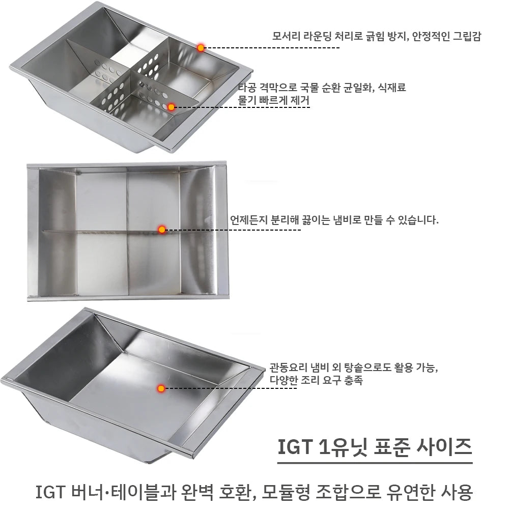 Pandatour Camping Igt Table Stove Windproof Stainless Steel