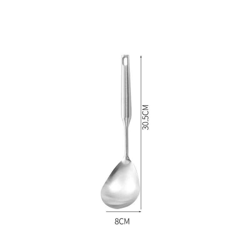 Lmetjma 304 Stainless Steel Utensils All Metal Long