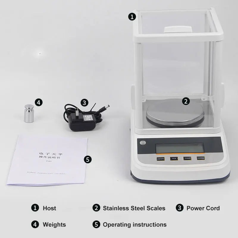 001g 500g Analytical Lab Balance Digital Scale Precision