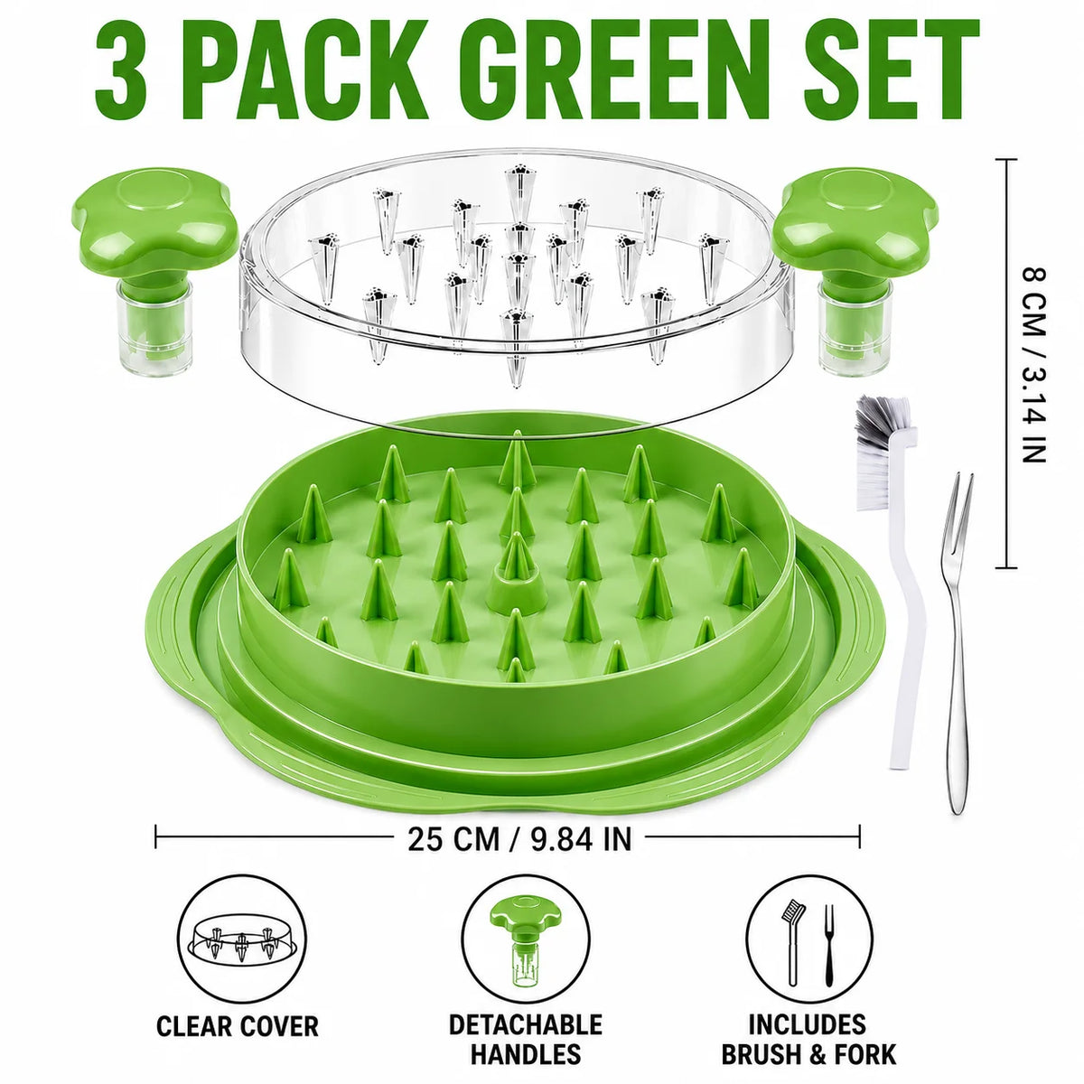 Pack Upgraded Chicken Shredder Meat Claws Alternative Non