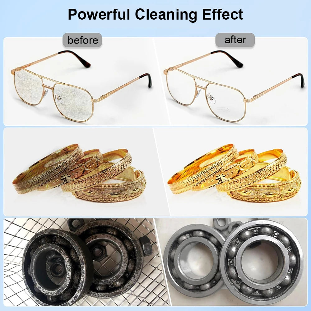 Ultrasonic Cleaner Heater Ultrasound Cleaning Machine Jewelry