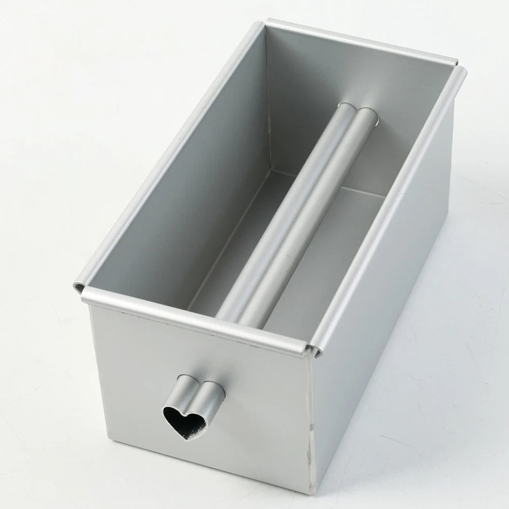 Aluminium Alloy Square Bread Loaf Pan Center Tube