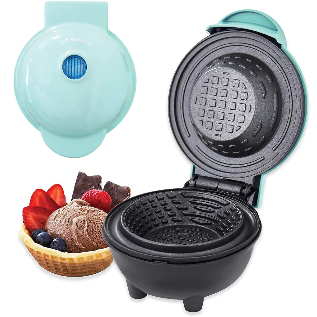 110/220v Waffle Bowl Machine Breakfast Cake Egg Tart