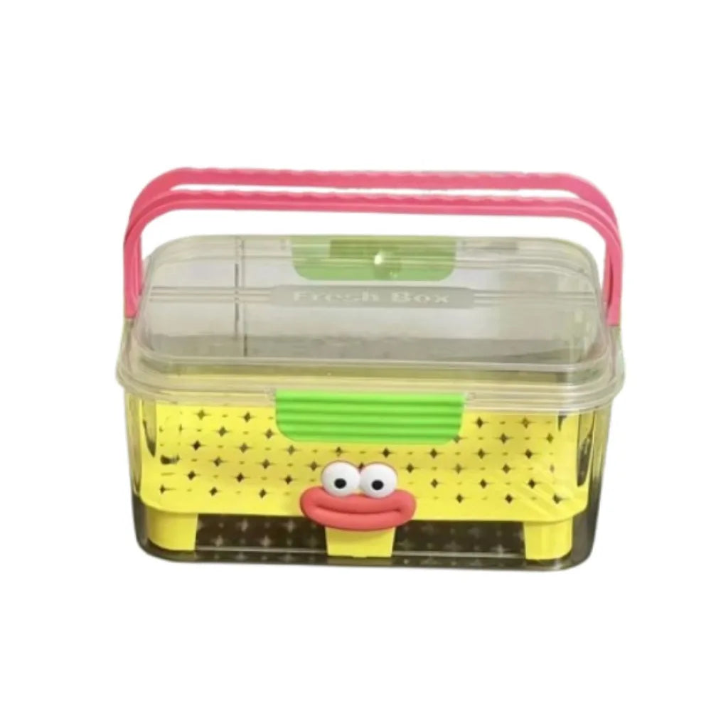 Sealed Food Storage Container Save Space Lid Refrigerator