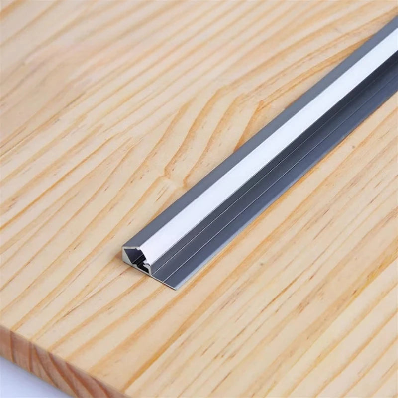 Ultra-Thin Led Cabinet Shelf Edge Aluminum Profile 45