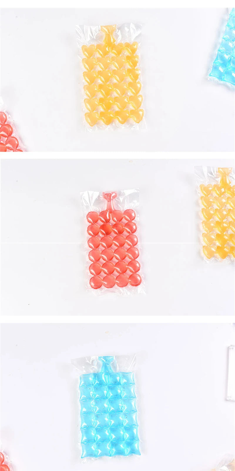 10pcs Disposable Heart Round Shaped Ice Cube Bags