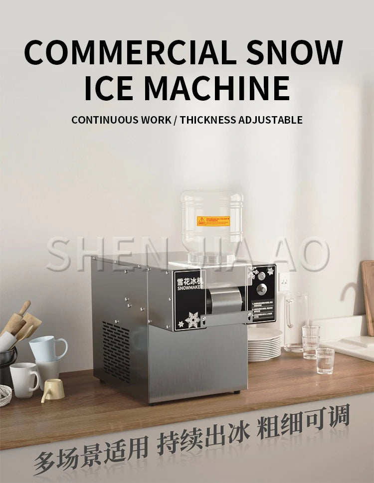 Mini Snow Ice Maker Shaver Machine Europe Snowflake