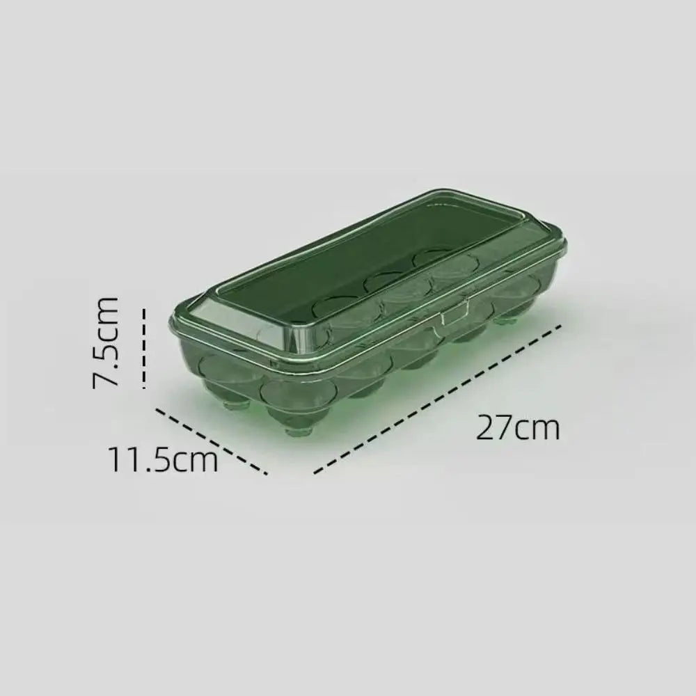 10/15 Grids Egg Box Anti-Fall Eggs Case Transparent