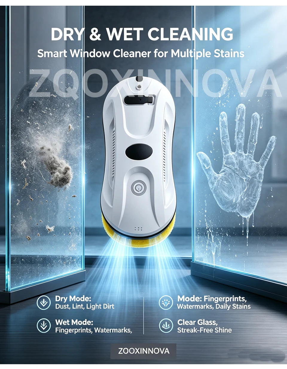 Ups Robot Washing Sindows Vacuum Cleaner Glass Washer