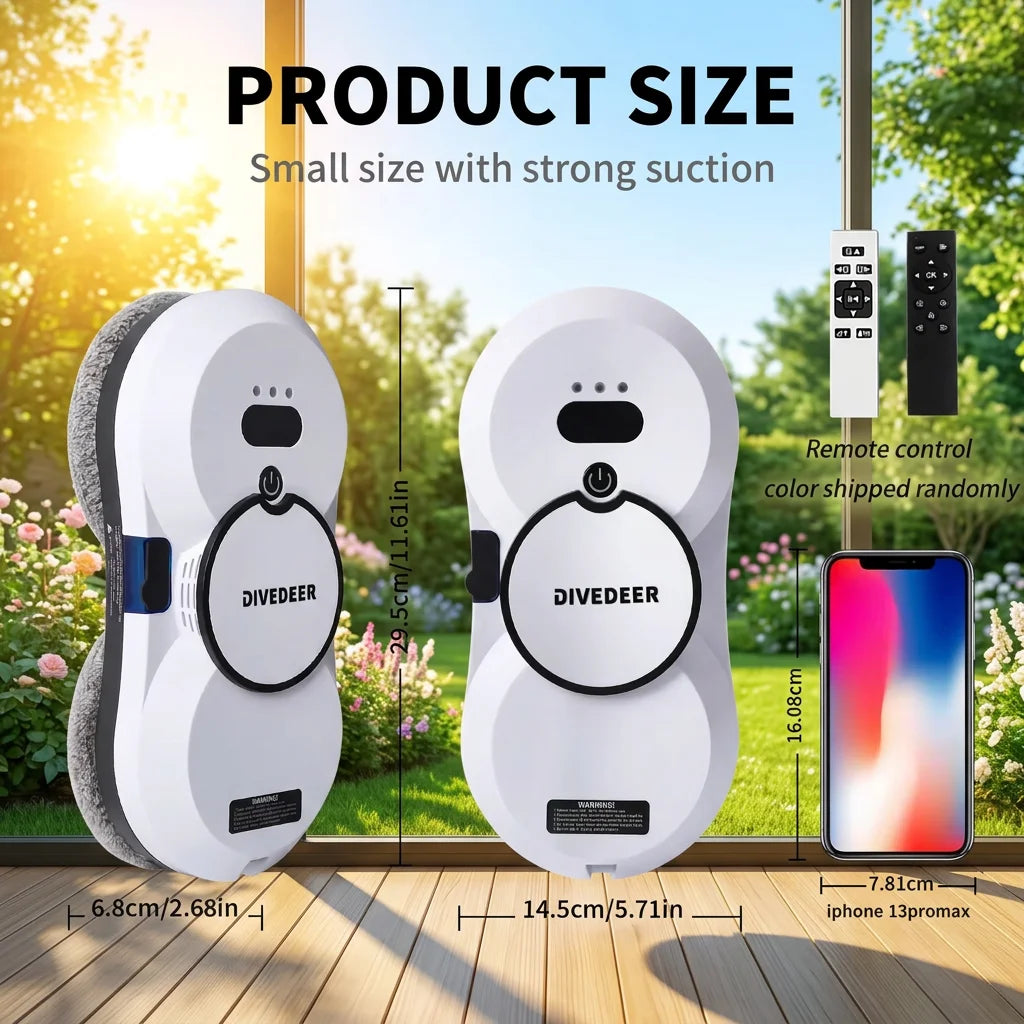 Divedeer Intelligent Cleaning Robot Automatic Water Spraying