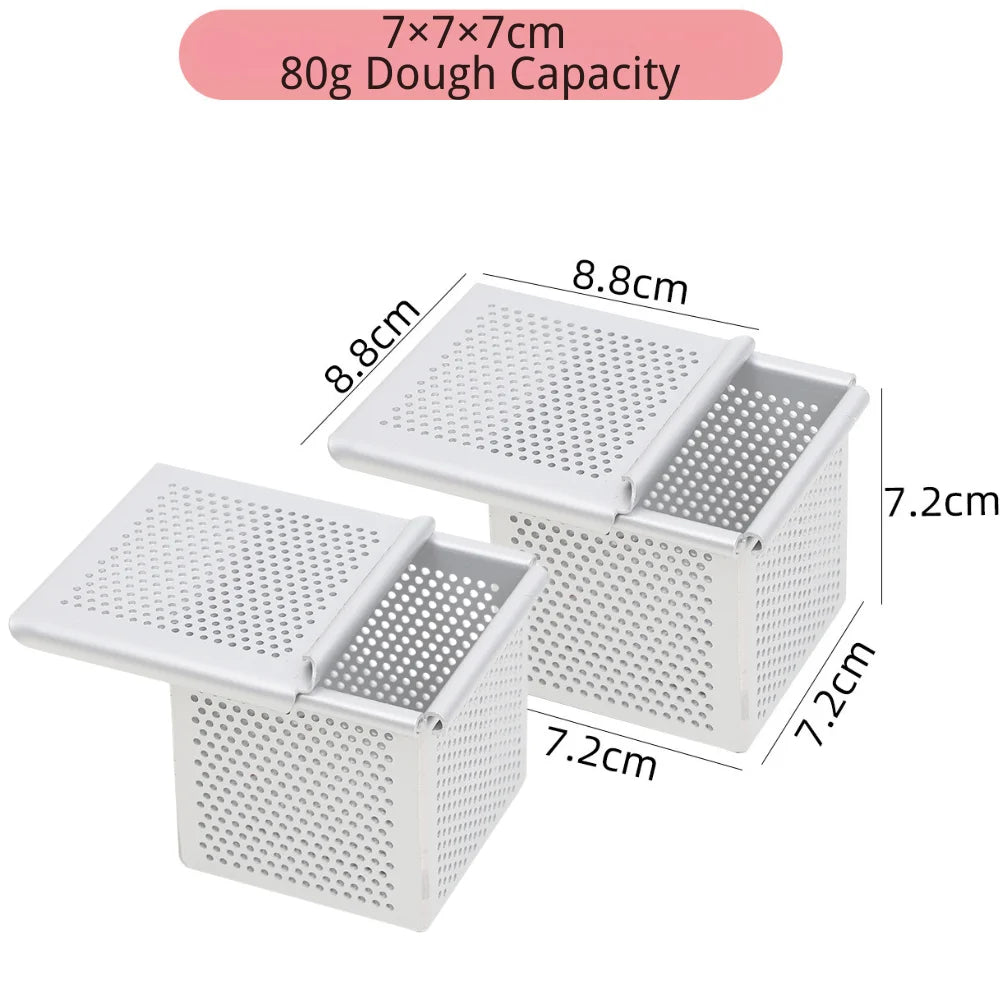 Mini Toast Box Croissant Cube Mold Mini Pullman