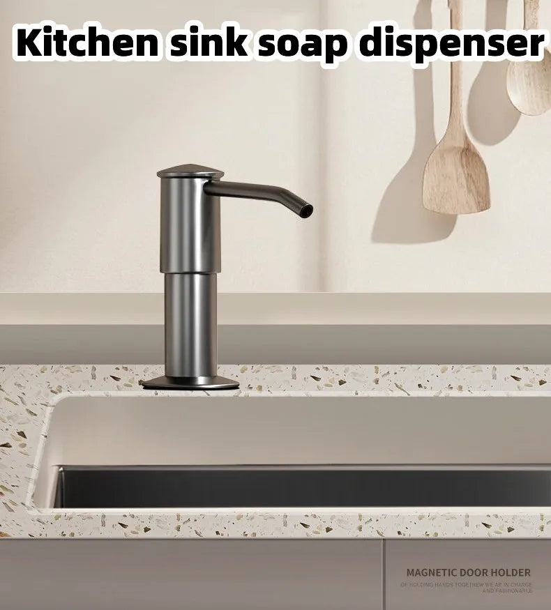 Counrtertop Dishes Dispenser Extention Tube Hand Press Soap