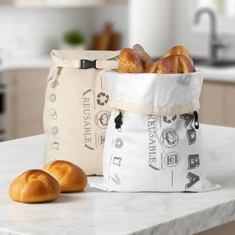 Food Grade Reusable Bread Bag Made Of Cotton