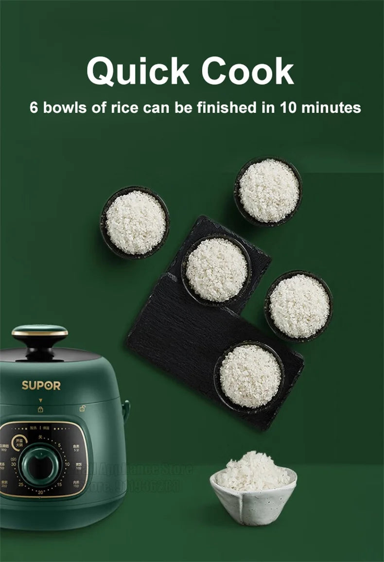 Supor Electric Pressure Cooker 8l Rice Cooker 70kpa