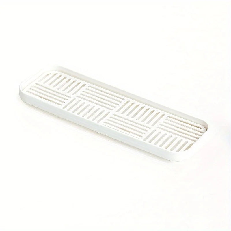 Sink Organizer Drain Tray Sponge Holder Cutlery Drainer