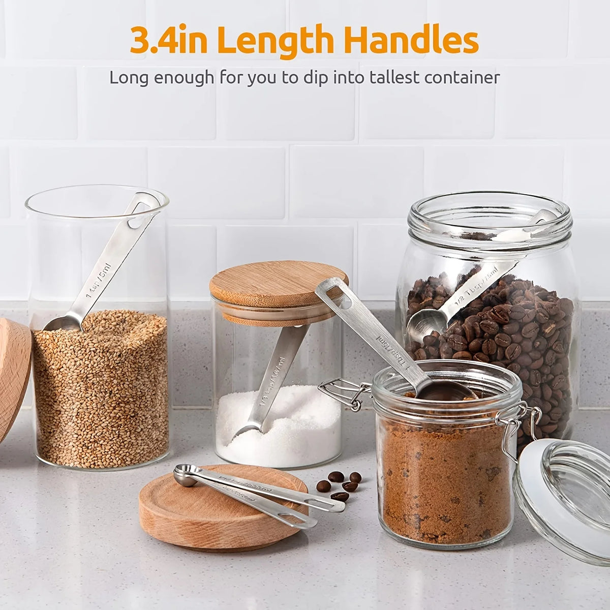 Stainless Steel Measuring Spoon Including American Metric