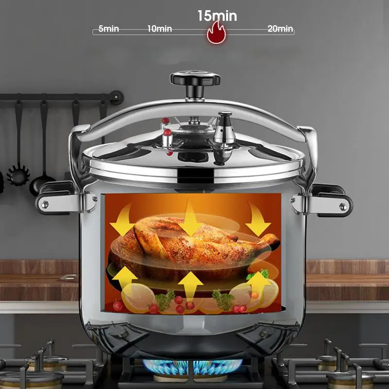 Korean Style Pressure Cooker - Explosion-Proof Stainless Steel