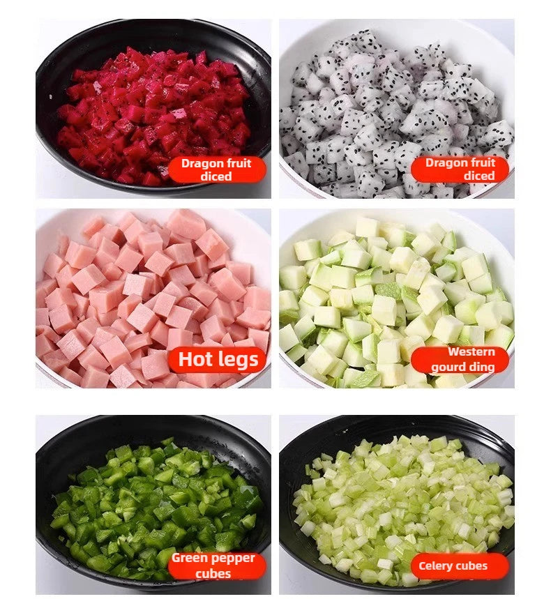 110v/220v Commercial Vegetable Cutter In Automatic Electric