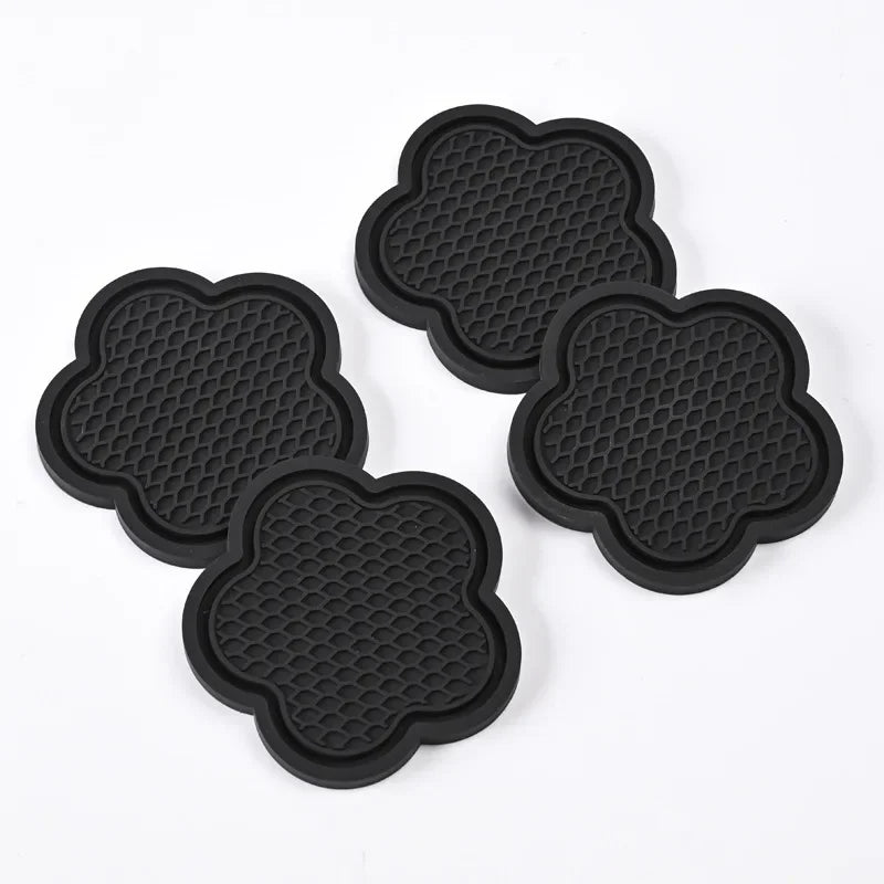 2pcs Car Water Cup Pad Holders Non-Slip Silicone