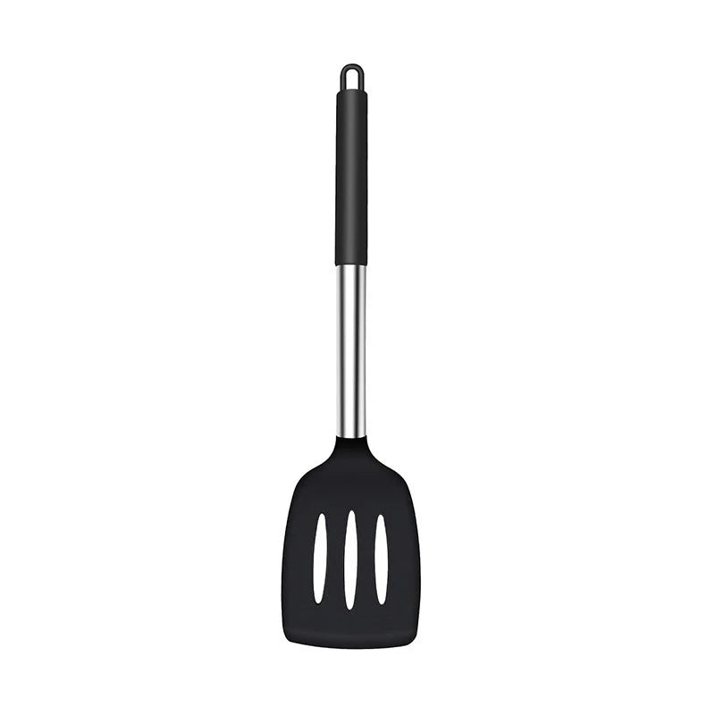 2pcs Silicone Spatula Heat Resistant Nonstick Steak Spatula