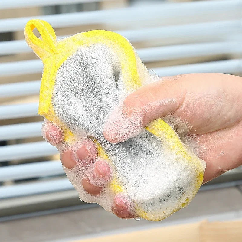 10/20/50pcs Double Side Dishwashing Sponge Dish Washing Brush