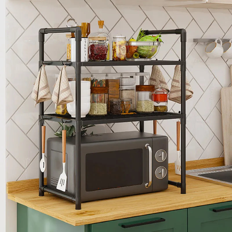 Multi-Purpose Storage Rack - Thickened Adjustable Shelf Microwave