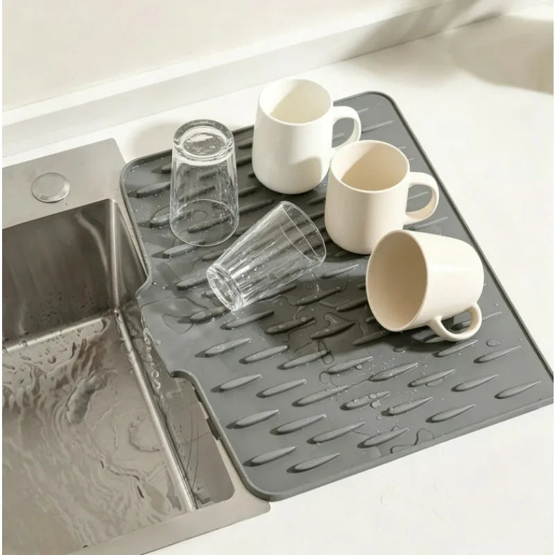 Silicone Dish Drying Mat Counter - Heat Resistant