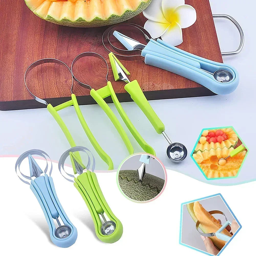 In Melon Cutter Scoop Fruit Carving Knife Fruit