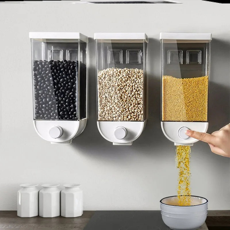 Storage Food Organizer Wall Mounted Dry Food Cereal