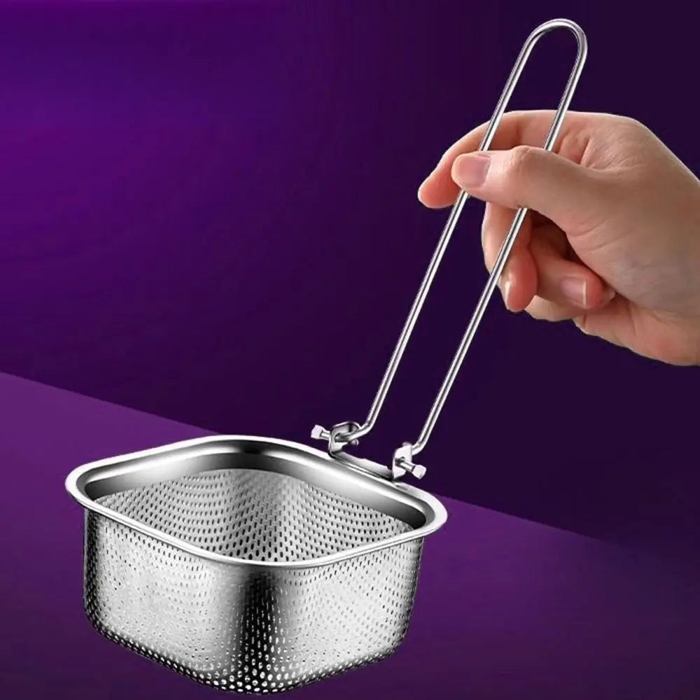 Cooking Utensils Mesh Strainer Spoon Long Handle Stainless