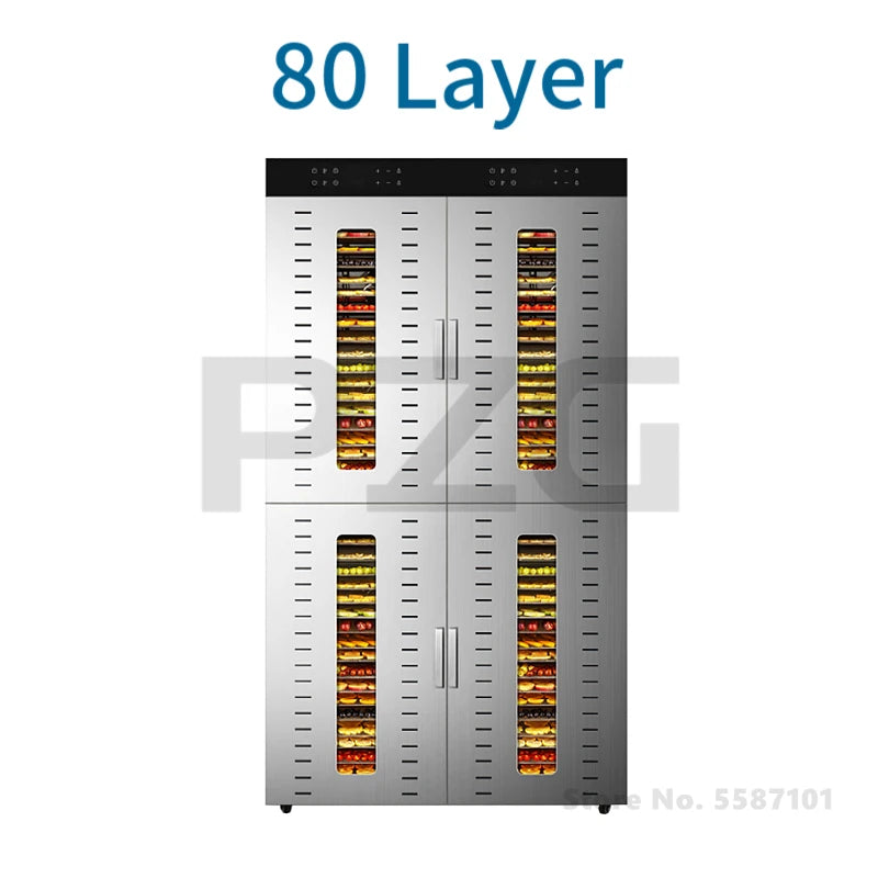 Commercial Industrial Fruit Food Dryer 32 48 80