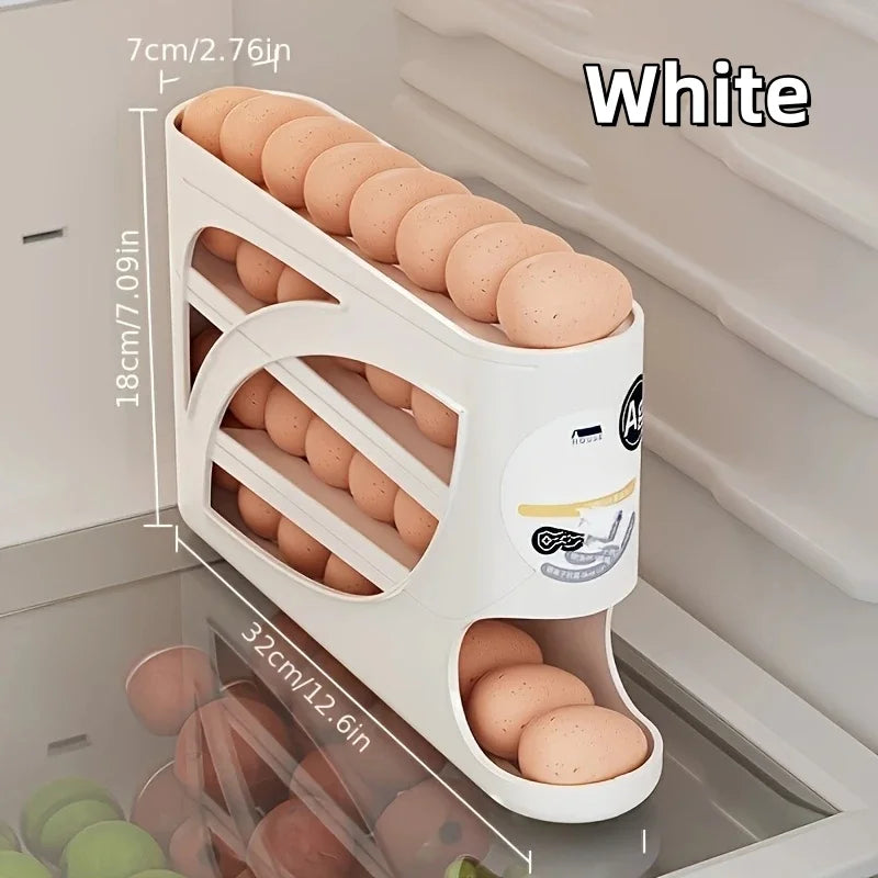 Automatic Scrolling Egg Rack Egg Holder Storage Box