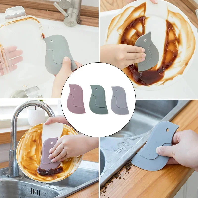 Penguin Oil Soft Scraper Multi-Function Clean Plate Stove