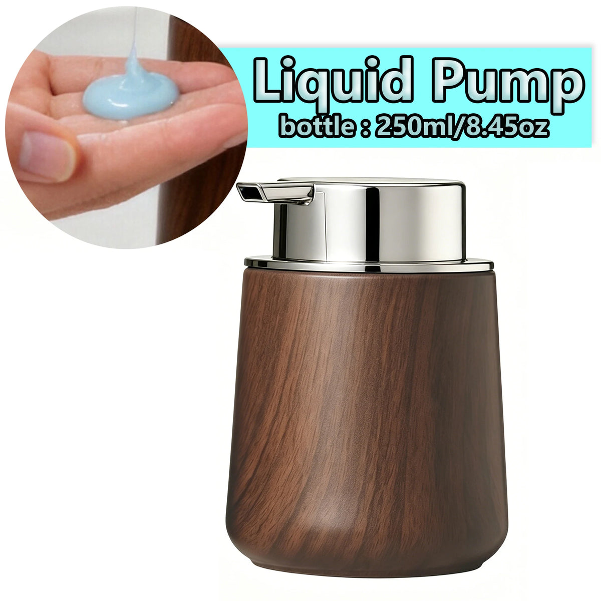 Elegant Hand Soap Dispenser Cup Bathroom & Organizer