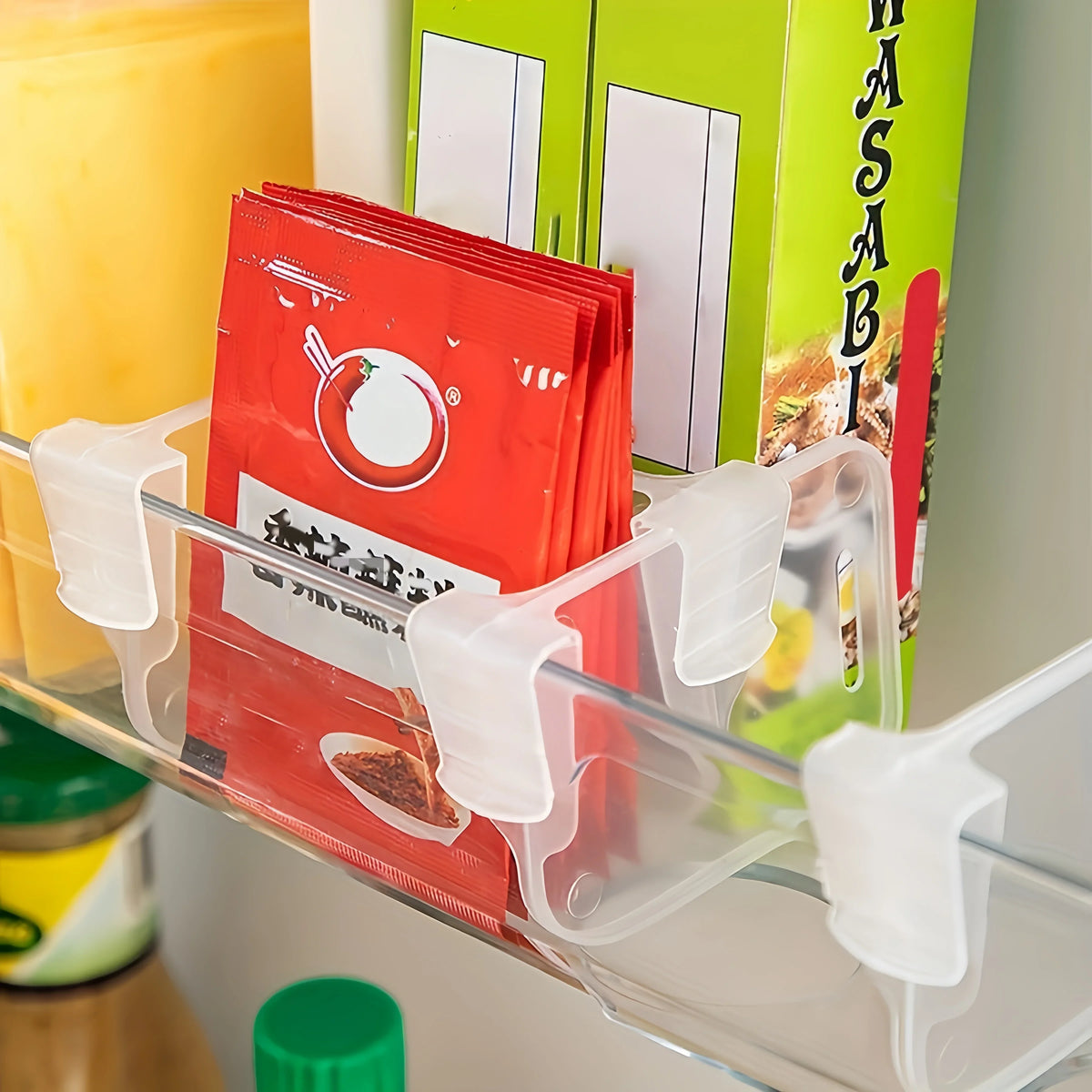 10 15 20pcs Sturdy Clear Refrigerator Organizer Dividers