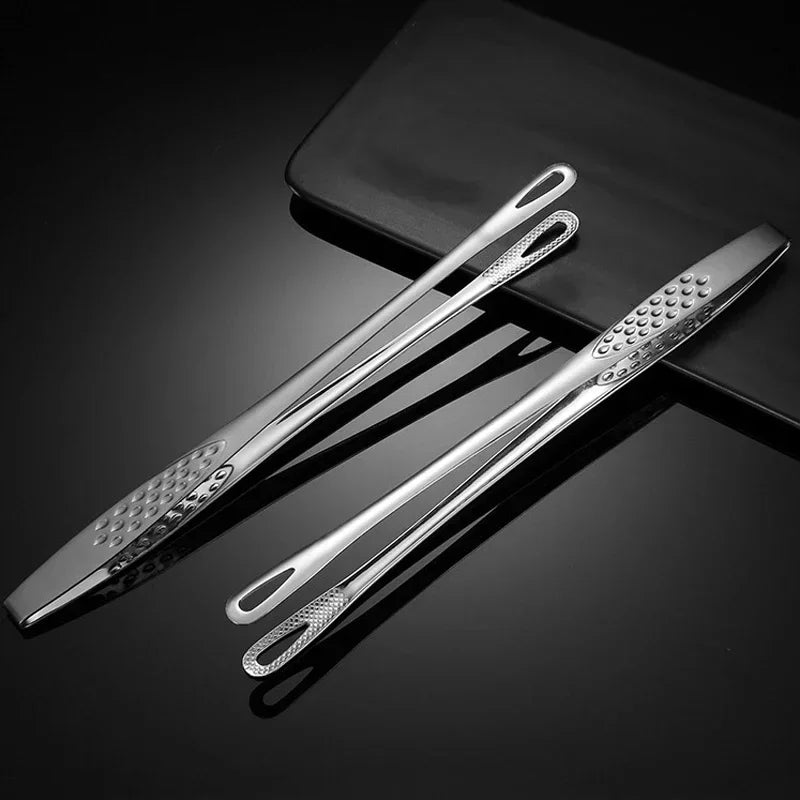 Tongs Stainless Steel Barbecue Tongs Clip Bbq Grill