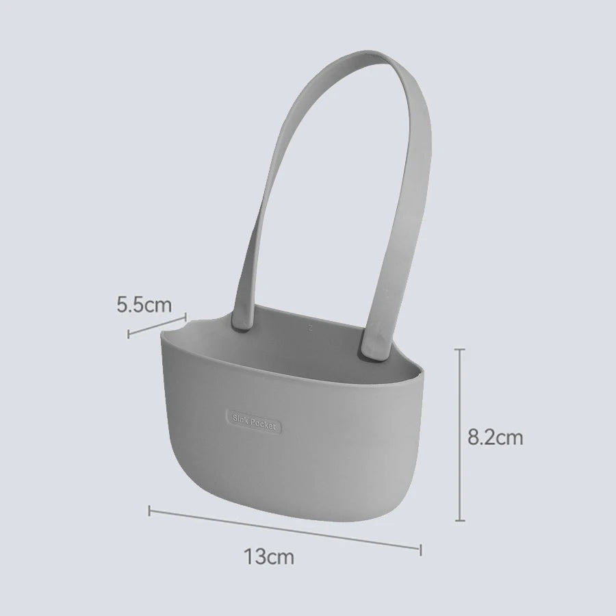 Silicone Sink Holder Sponge Bag Drain Water Basket
