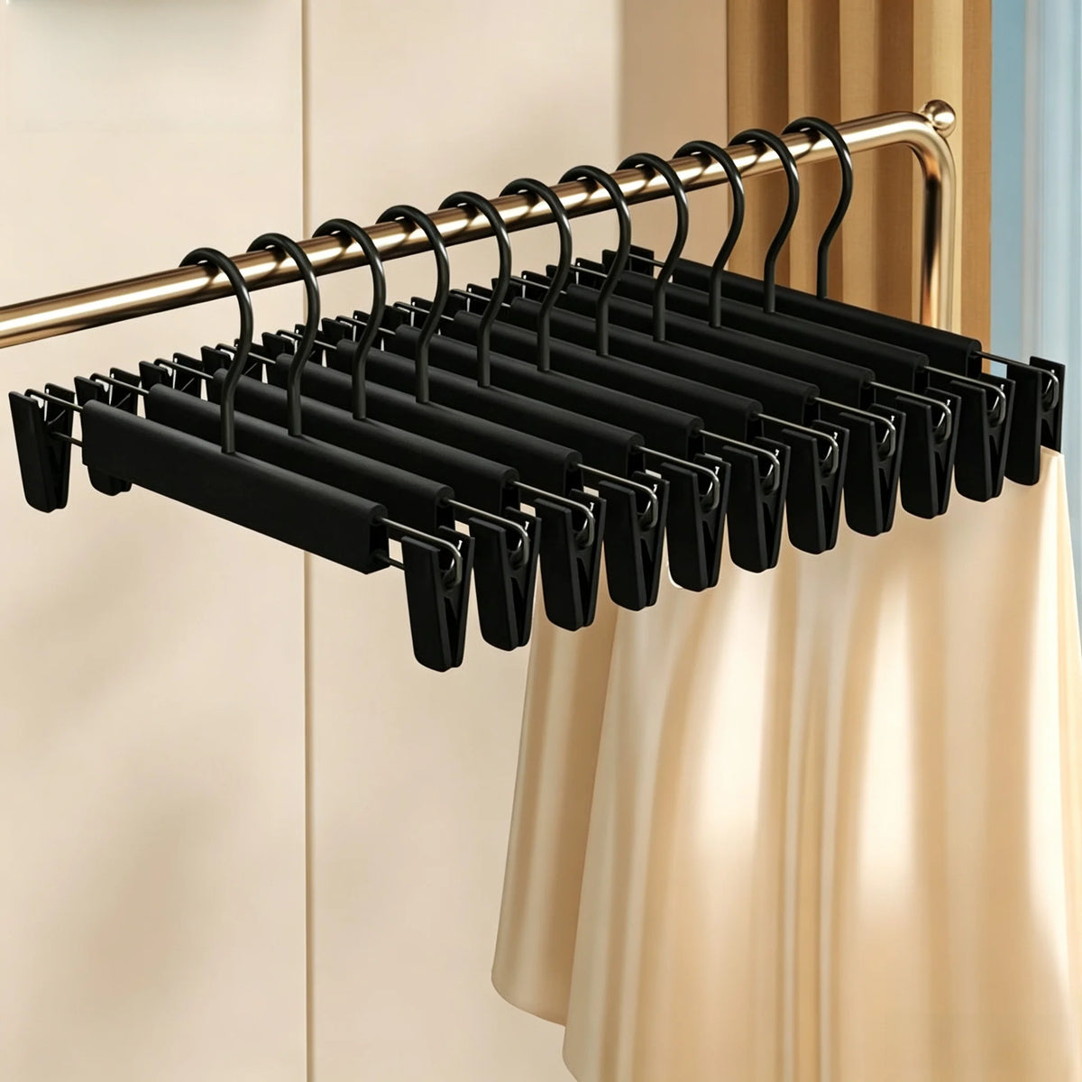 10-Piece Clothes Drying Rack / Sturdy Convenient Rack