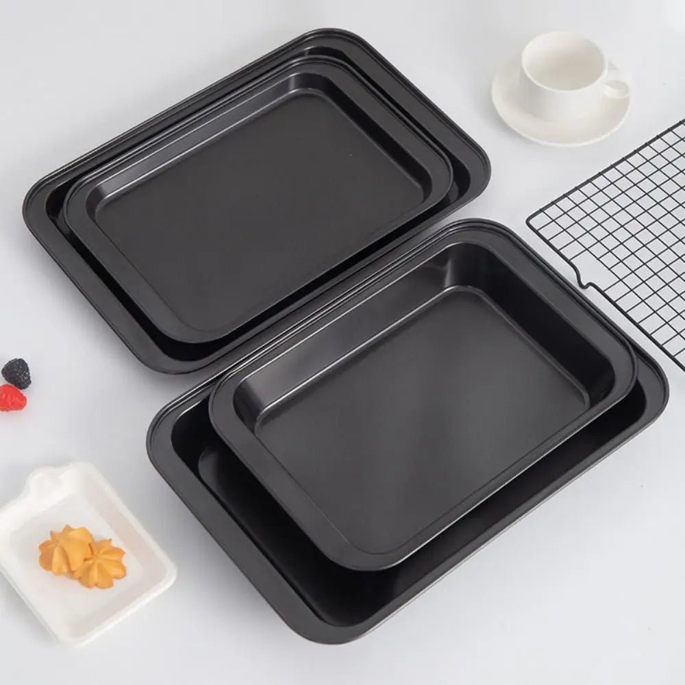 Non-Stick Rectangular Baking Pan 31/37/42/47cm Deep/Shalow Plate