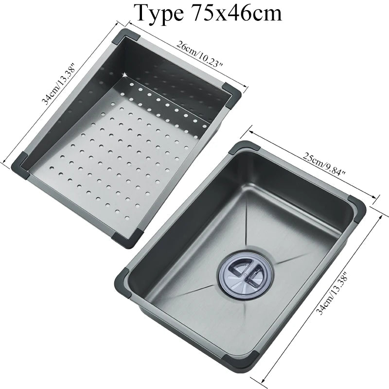 Shinesia 304 Stainless Steel Sink Digital Display Large