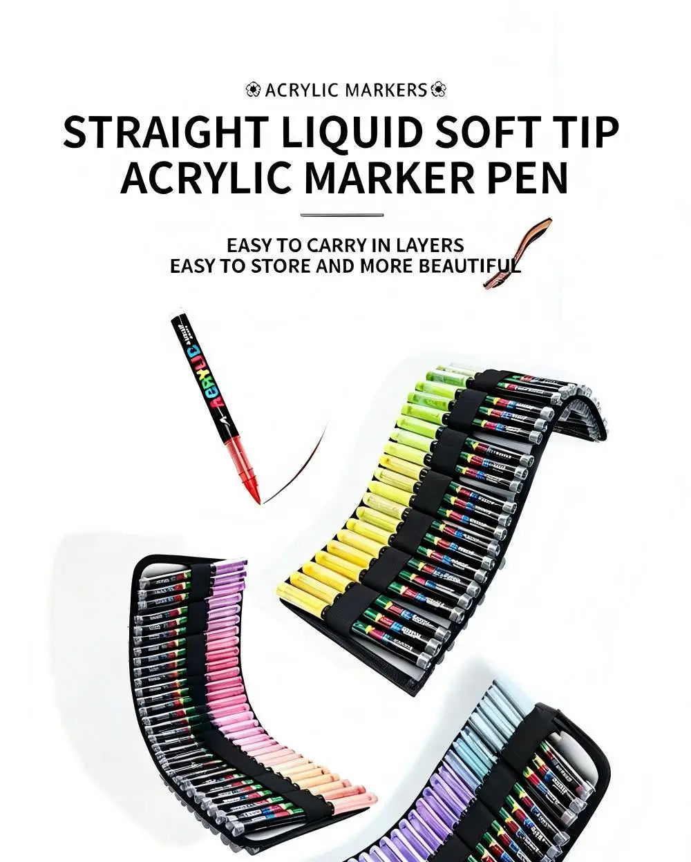 12-418 Colors Brand Upgrade Soft Brush Tip Acrylic