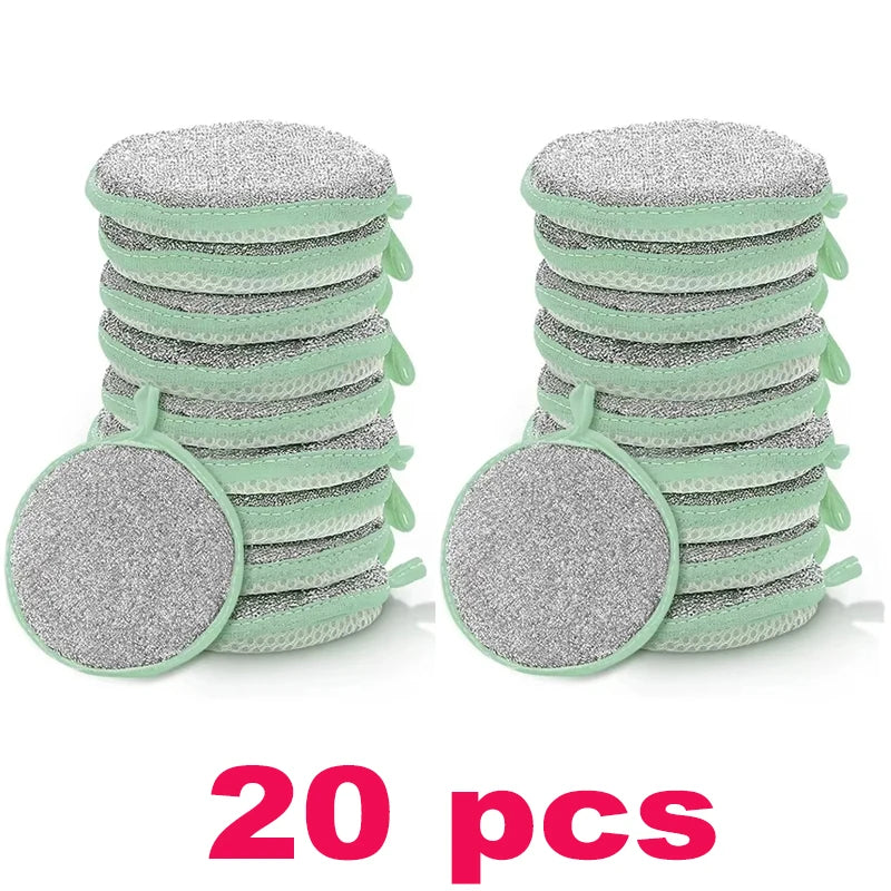 Dish Washing Sponge Dishwashing Magic Sponges Cloth Double-Sided