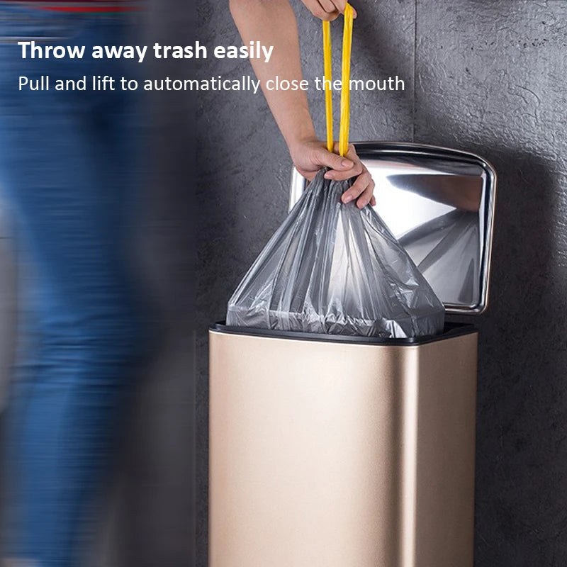 5/10/15/20 Rolls Drawstring Trash Bags Trash Can Thicken