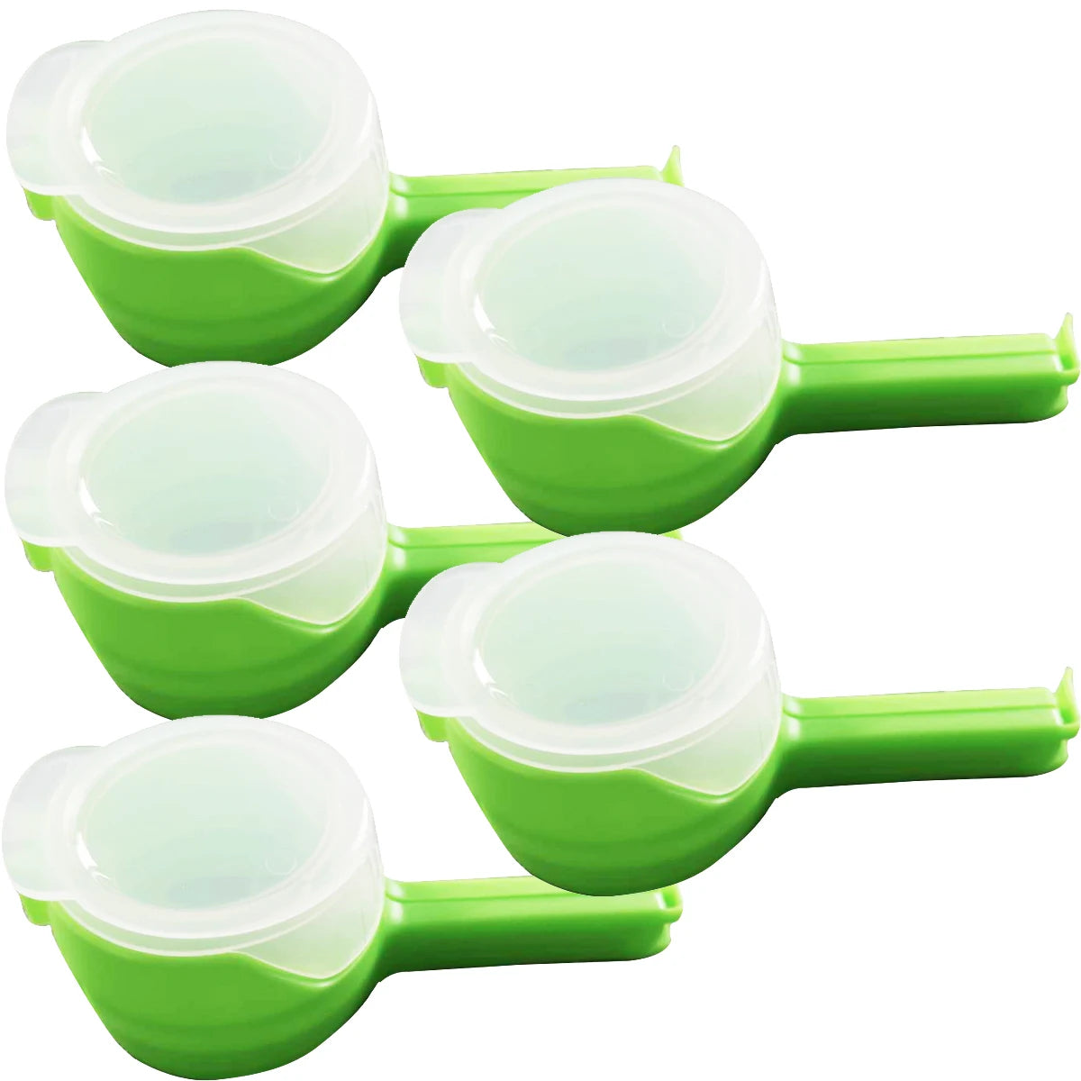 5pcs Sealer Clip Pour Spouts Food Storage Bag