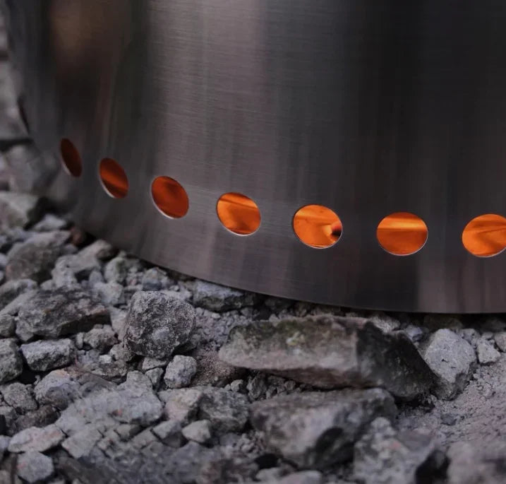 Camping Firewood Stove Folding Windproof Wood Burning Stove
