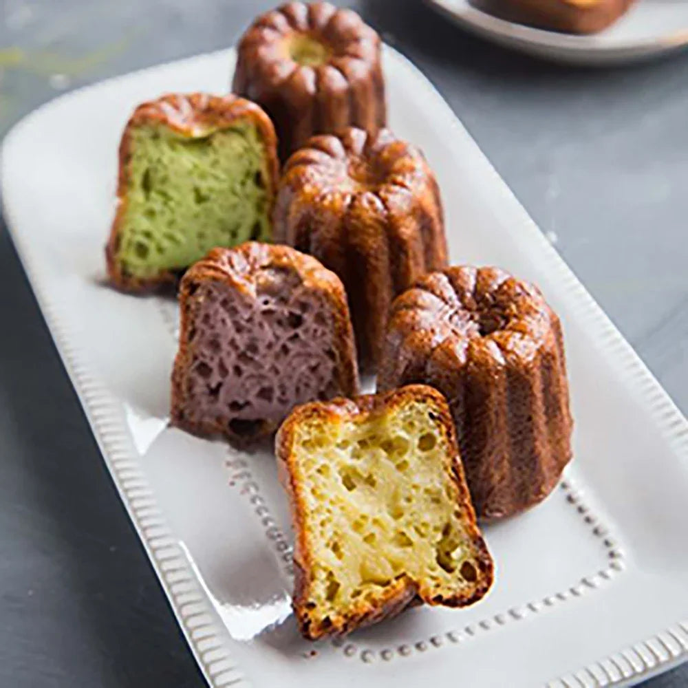 8/18 Cavity Silicone Canele Mold Mini Nonstick Canneles