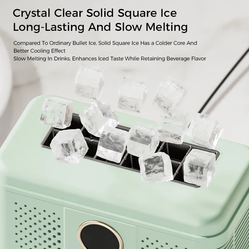12v/220v Mini Ice Maker Car Dorm Office Camping