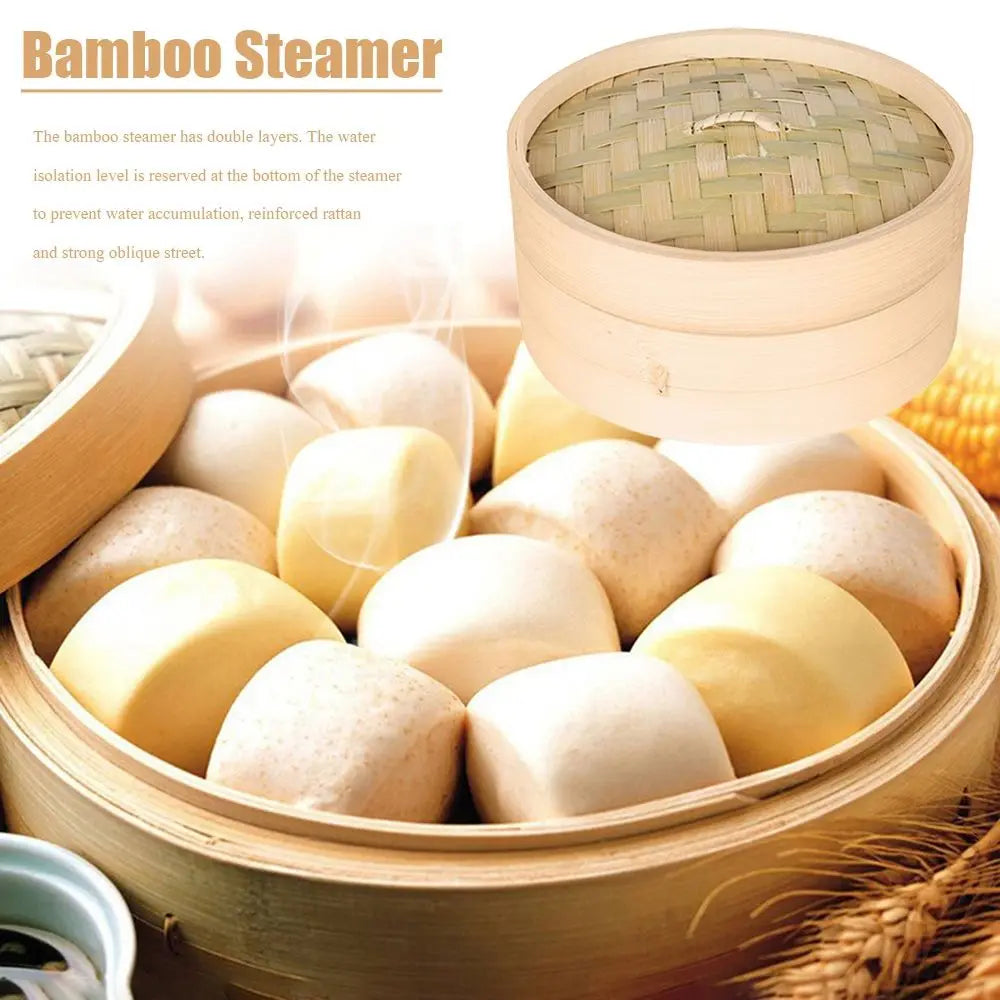 10/15/20cm Cooking Bamboo Steamer Dumpling Food Steamer Lid